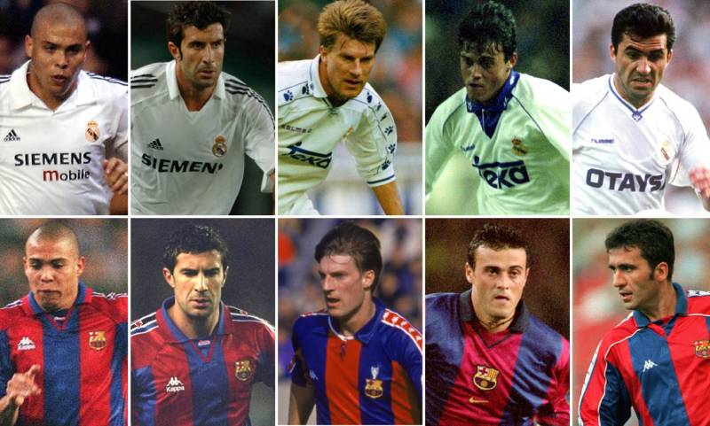5 Cầu Thủ Từng Khoác Áo Cả Barcelona Và Real Madrid